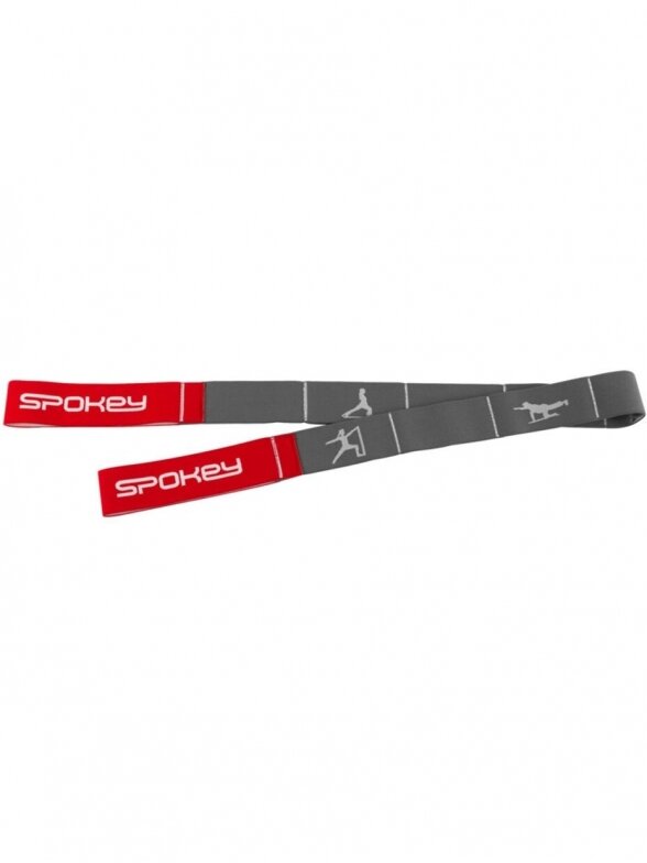 Spokey Yoga juosta pilka/raudona 924436