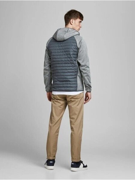 JACK & JONES STRIUKĖ VYRAMS 12182242 TAMSIAI PILKA 2