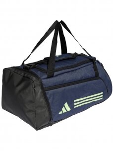 Adidas Essentials 3-Stripes Duffel sportinis krepšys mėlynas IR9821