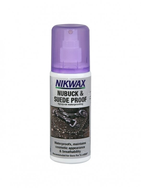 Nikwax rinkinys purškiamas impregnantas Nubuck & Suede Proof ir batų valymo gelis 2x125 ml NI-85 2