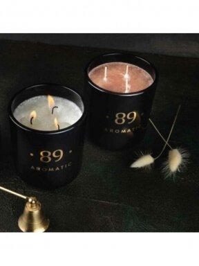 Aromatic 89 Palmių vaško žvakė (stikliniame indelyje) Majesty