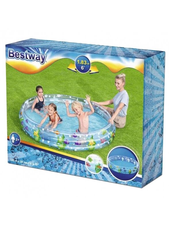 Pripučiamas baseinas BESTWAY 183x33cm /5617/51005 2