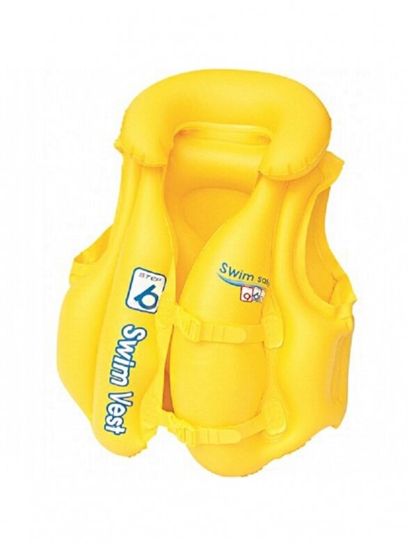 Bestway Swim Safe plaukimo liemenė 51x46cm geltona 32034 5761