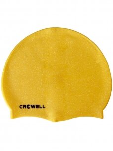 Crowell Recycling Pearl silikoninė plaukimo kepuraitė geltona