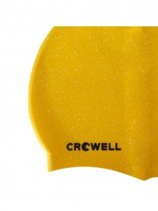 Crowell Recycling Pearl silikoninė plaukimo kepuraitė geltona