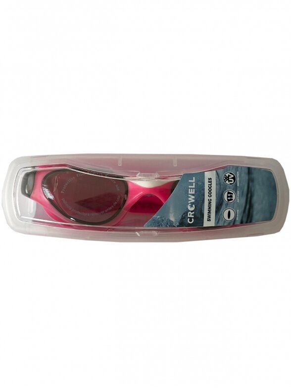 Crowell vaikiški plaukimo akiniai GS23 rožiniai 1