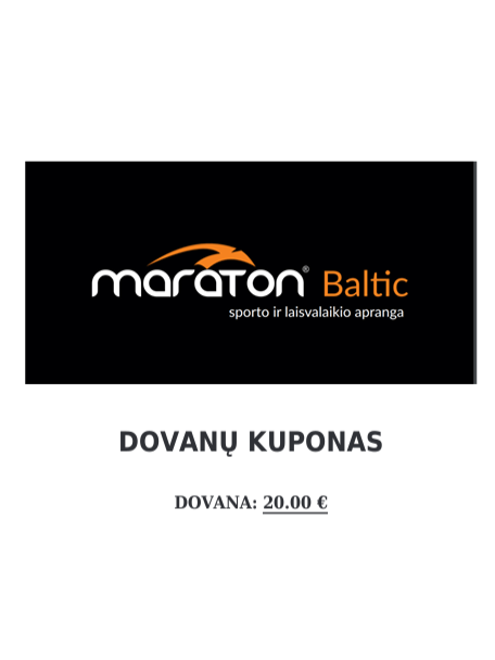 Dovanų kuponas 20 Eur