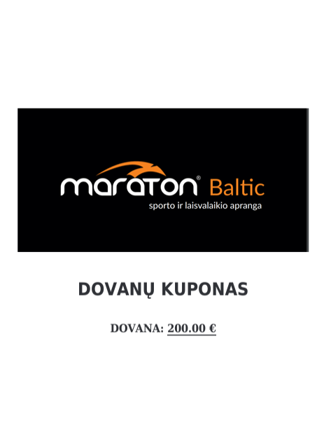 Dovanų kuponas 200 Eur