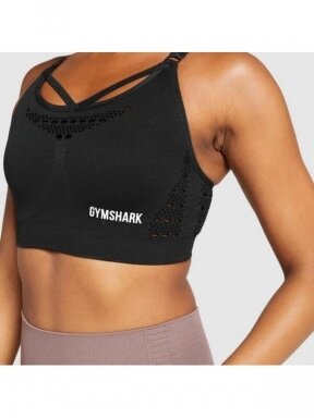 Gymshark sportinė liemenėlė moterims GLSB1876 juoda