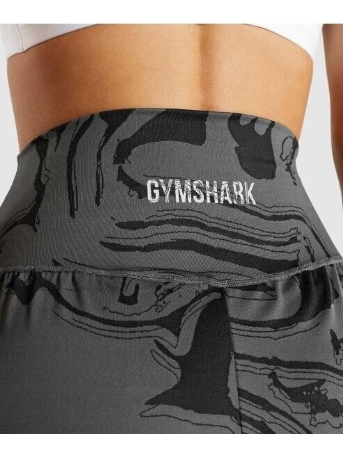 Gymshark šortai moterims B1A9P PILKA 4