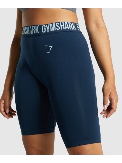 Gymshark šortai moterims tamsiai mėlyni 4