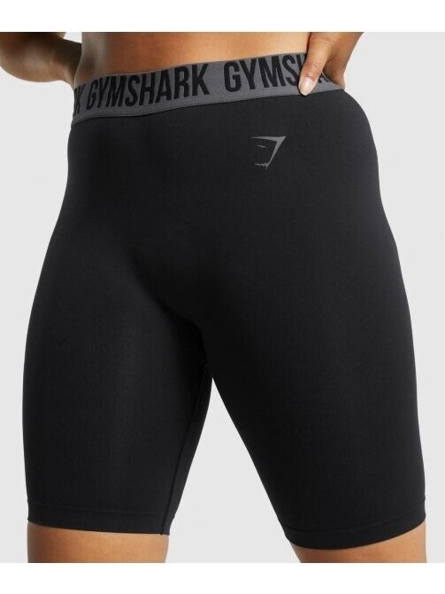 Gymshark šortai moterims juodi 3