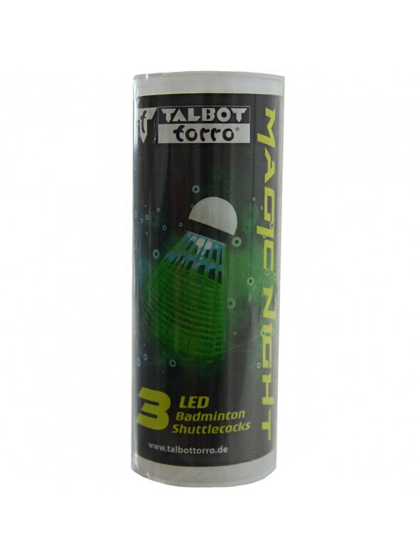 Badmintono skraidukai Talbot Torro Tato Magic Night Led 479123