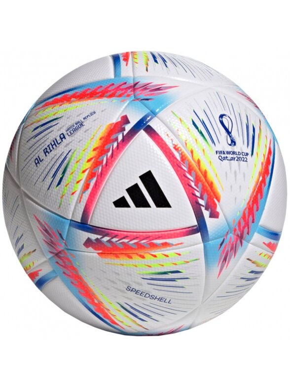 ADIDAS futbolo kamuolys Al Rihla League Ball H5778  White/Pantone