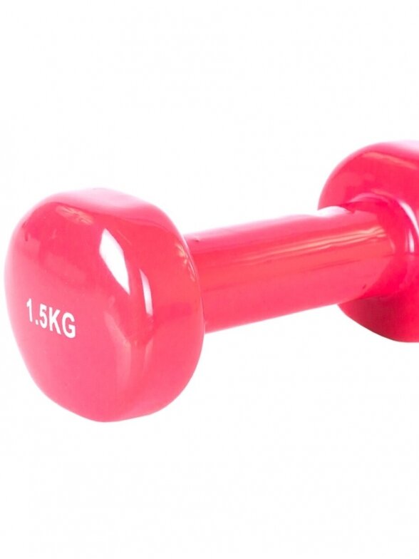 Pro fit hanteliai rožinė 2x1,5 kg DK 4102 3