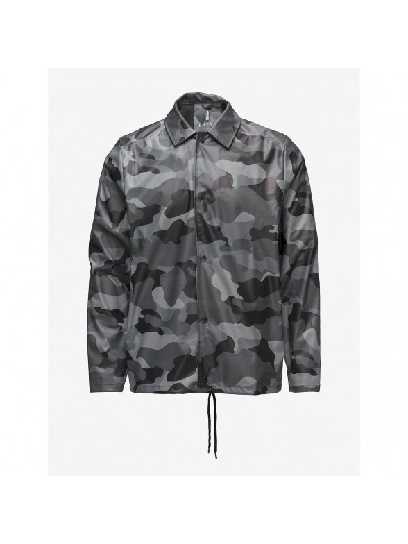 Rains AOP Coach jacket Night camo UNISEX lietpaltis