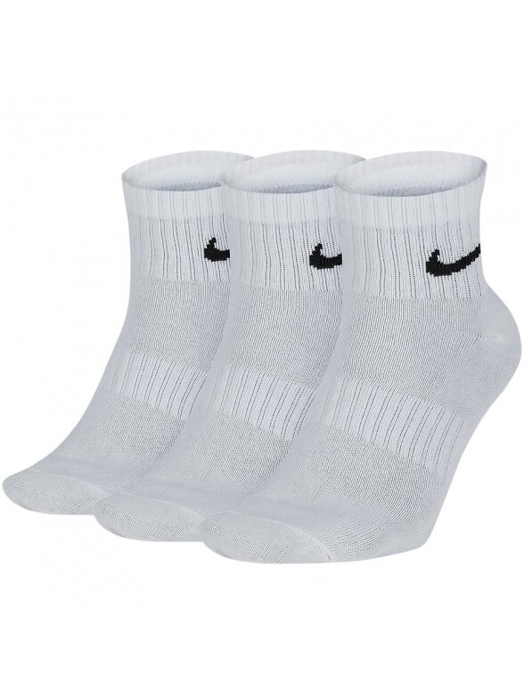 Nike Everyday kojinės 3 poros baltos SX7677 100