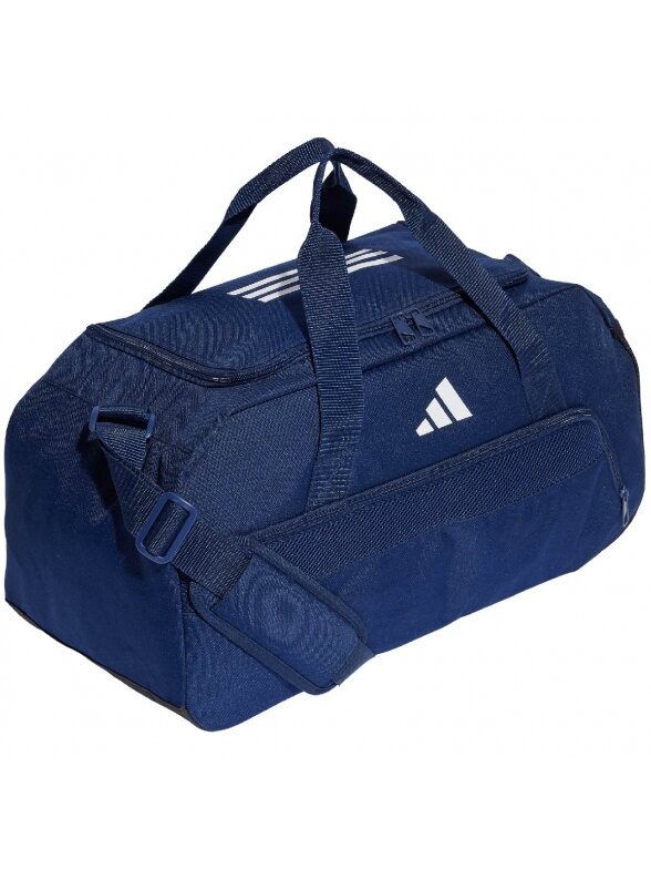 Krepšys adidas Tiro League Duffel Mažas tamsiai mėlynas IB8659 2