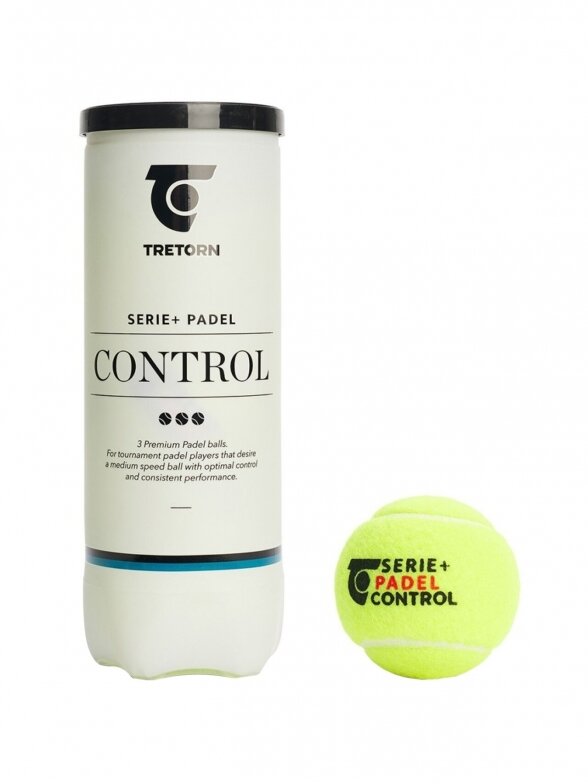 Tretorn Serie+Padel Control padelio kamuoliukai 3vnt 474481