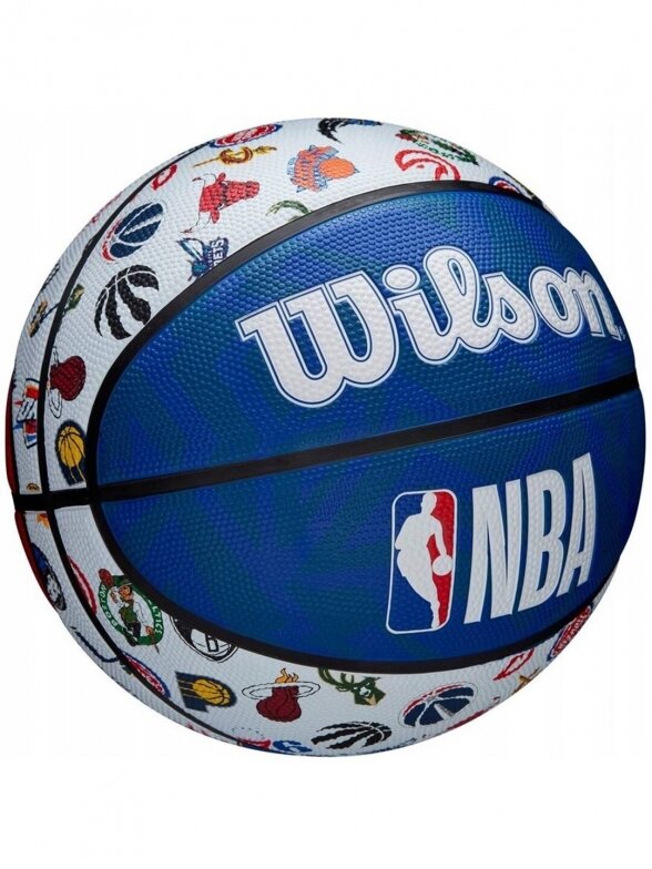 Wilson NBA All Team RWB krepšinio kamuolys mėlyna / raudona WTB1301XBNBA 1